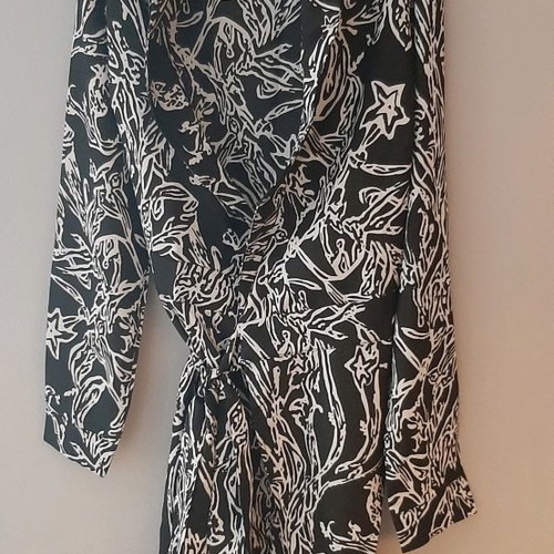 Never Fully Dressed wrap dress new, blue, size S/M