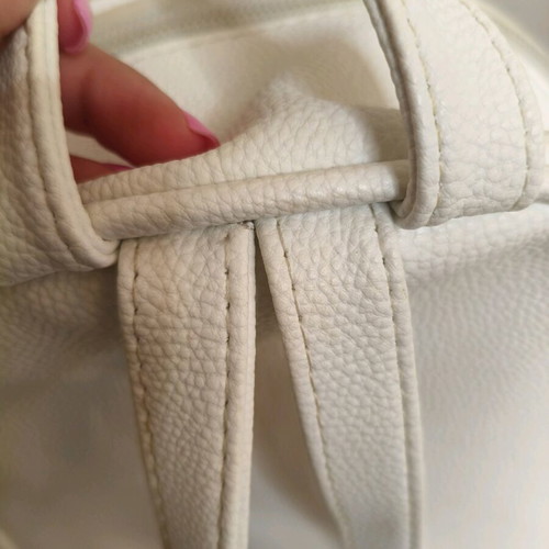 Summer backpack bag used, white