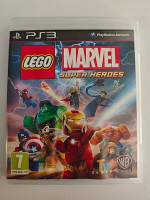 PS3 Lego Marvel Super Heroes used game with disc and case