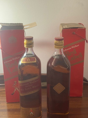 Johnnie Walker Red Label Vintage Whisky 1L New with Original Boxes