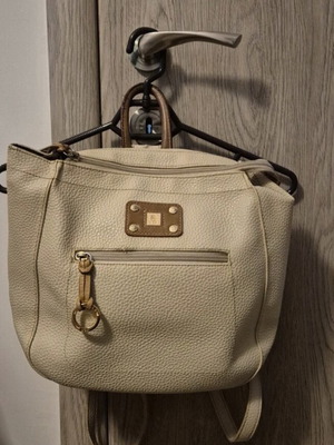 KEM backpack bag used, beige, shoulder type