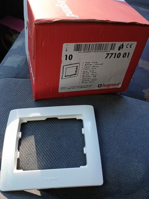 Galea Legrand switch frame new, box of 10 pieces