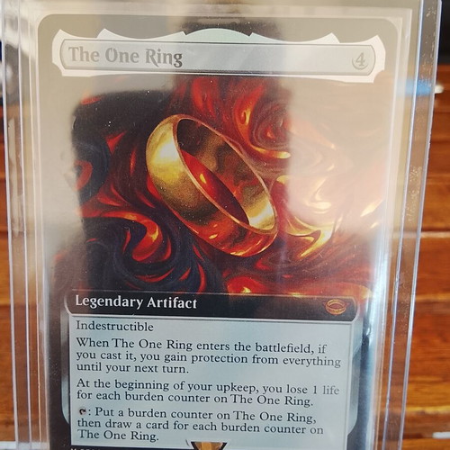 The One Ring MTG collectible card, new, foil edition