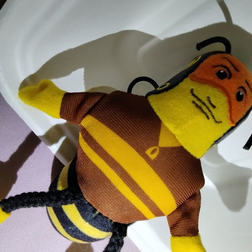 Bee plush figure 2007 McDonald's 13cm like new