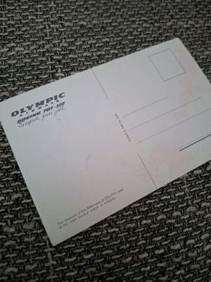 Olympic Airways postcards like new, pack of 2