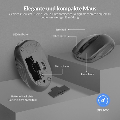 Rii wireless keyboard and mouse set new