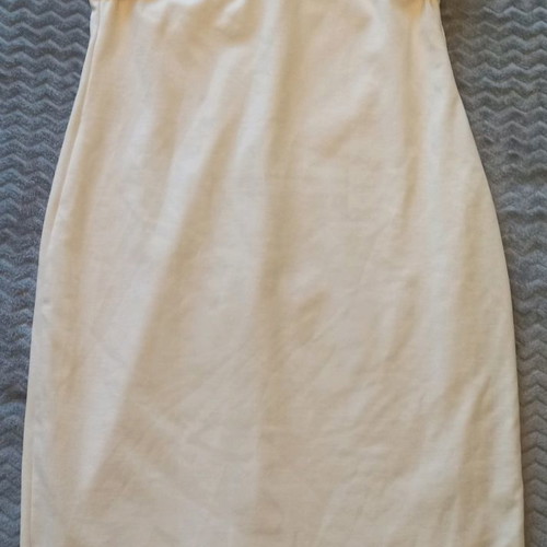 Forever 21 strapless dress new, size Large, ecru