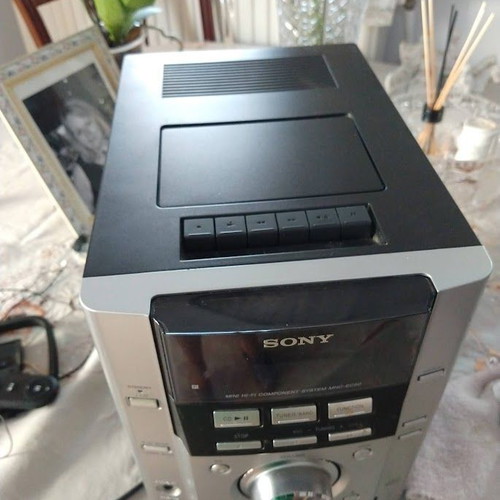 Sony sound system used with radio, cassette, CD, remote control