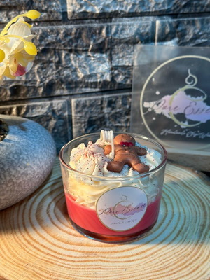 Χειροποίητο κερί Gingerbread 200gr κατόπιν παραγγελίας