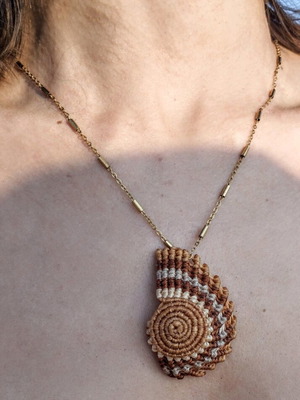 OFFER!! Handmade macramé shell