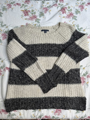 American Eagle striped sweater, size Small