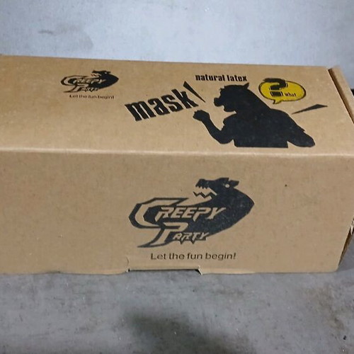 Rubber mask new in box