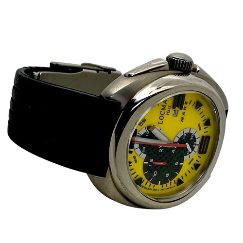 Locman titanium chronograph σαν καινούργιο, ανδρικό 45mm με ζαφείρι