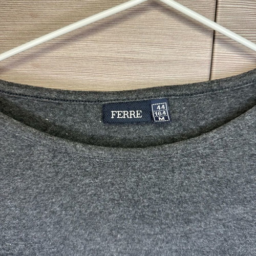 Ferre blouse used, gray, size M, vintage
