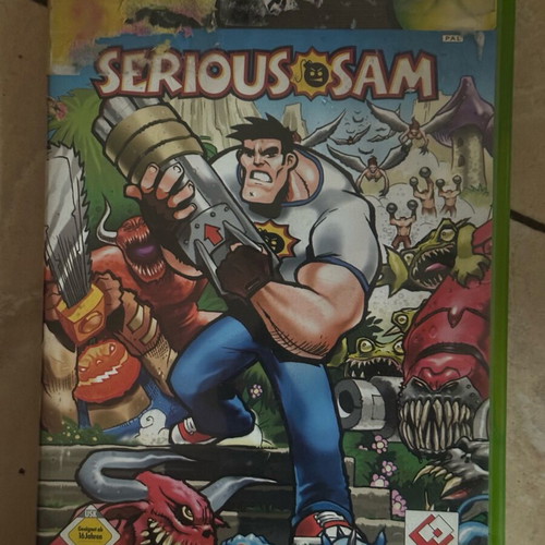 Serious Sam used Xbox game with manual