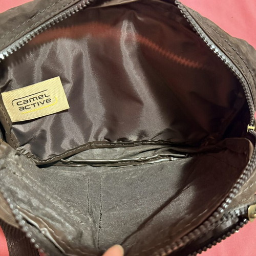 Camel Active brown waist bag like new, durable nylon