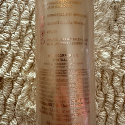 Victoria Secret Pink Merrypom Shimmer Body Oil new 8 fl oz