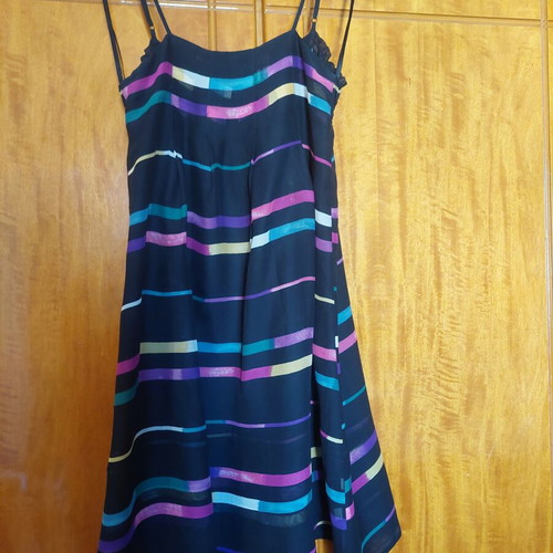 Silk summer dress Les Petites Collection like new, adjustable straps