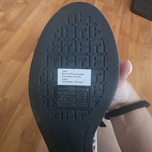 Tommy Hilfiger sandals new, genuine leather, size 38.5