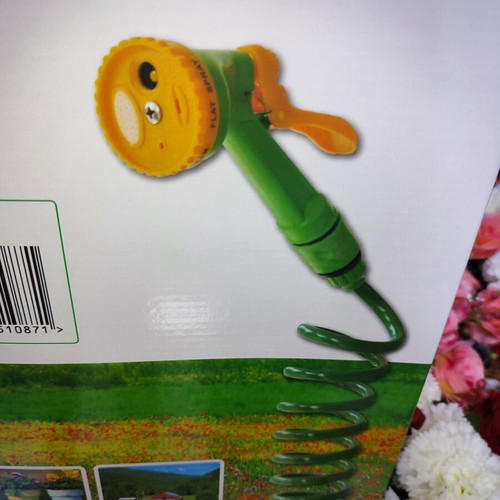 Spiral Garden Hose Set 20m with 7-Function Spray Gun