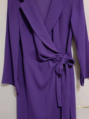 BSB dress purple like new, draped, size L