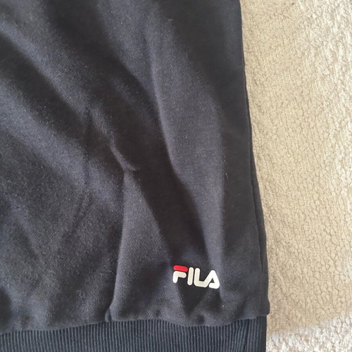 Fila hoodie like new, size S-M, black and blue