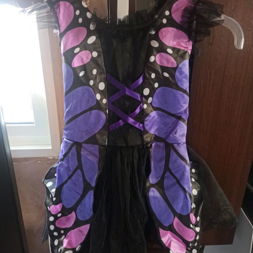 Purple butterfly costume used for ages 5-7