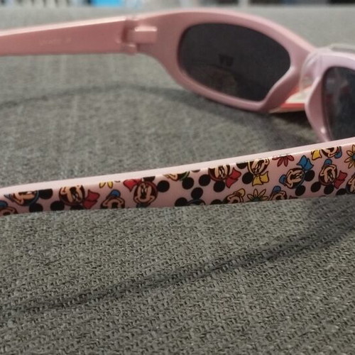 Disney Minnie Mouse Kids Sunglasses new, pink frame with floral pattern