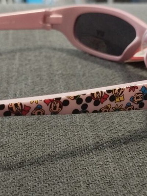 Disney Παιδικά γυαλιά ηλίου Minnie Mouse καινούργια, ροζ σκελετός με λουλούδια