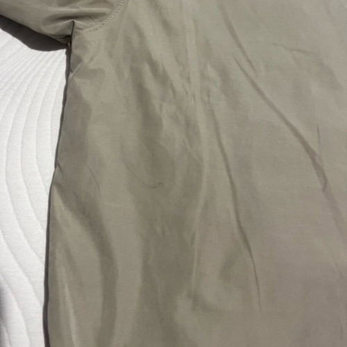 Light jacket like new, grey beige, loose fit large size