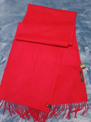 Codello wool scarf new, red