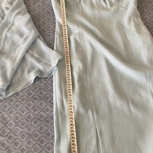 Turquoise evening set like new, medium dress with jacket