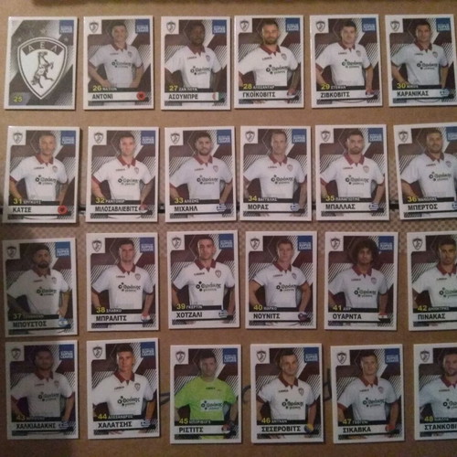 AEL Stars of Superleague 2019-2020 stickers new, set of 24