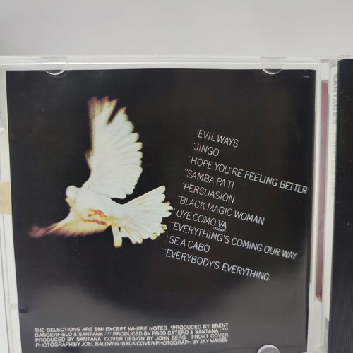 Santana's Greatest Hits CD like new, rock
