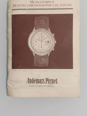 Audemars Piguet watch genuine documents used