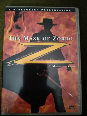 The Mask of Zorro DVD, action adventure with subtitles