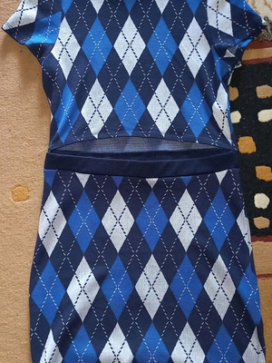 H&M Argyle Dress Size Medium Like New