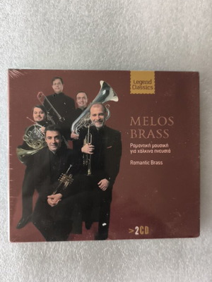 Melos Brass 2CD ρομαντική μουσική για χάλκινα πνευστά καινούργιο