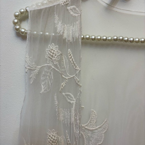 Boho summer kimono used, white, size s/m
