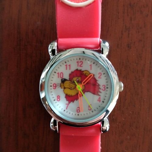 Olympiacos children's wristwatch new, red