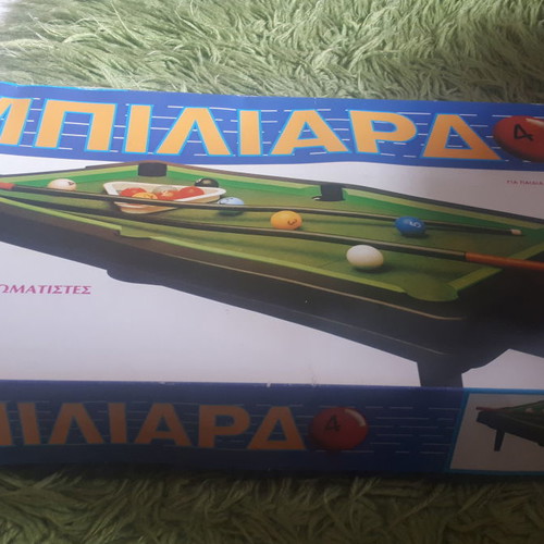 Table billiard used from Paixnidia Apergis series