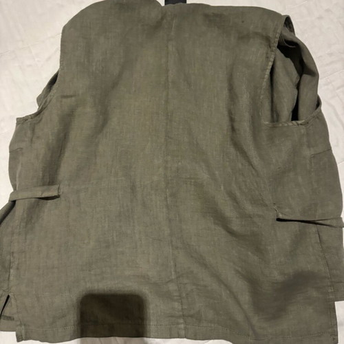 Lotus Eaters linen vest like new, green, size M