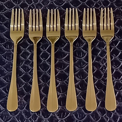 Gold Cutlery Set 24 Pieces New