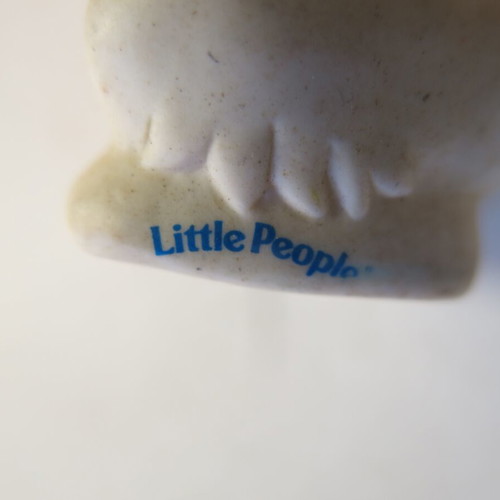 Little People Circus Pet House White Dog Puppy figure used (2003) Fisher Price