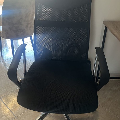 Desk and chair set, soft chair for home office or study