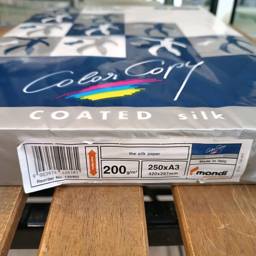 A3 Coated Silk 200 g/m² printing paper sealed pack of 250 sheets
