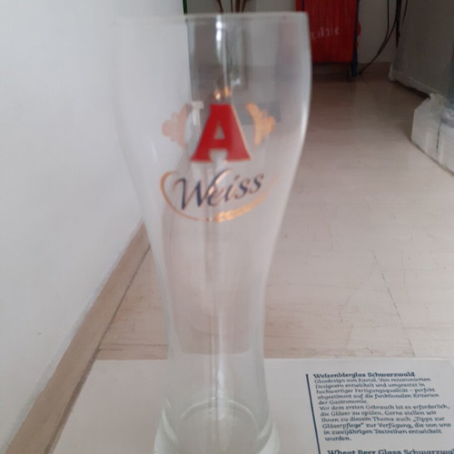 Alfa Weiss beer glass set new, 6 pieces 500ml