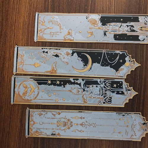 Fantasy Castle bookmark set new, 3D printed