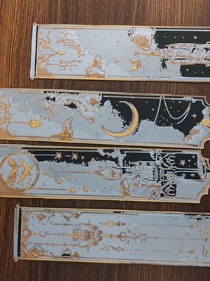 Fantasy Castle bookmark set new, 3D printed