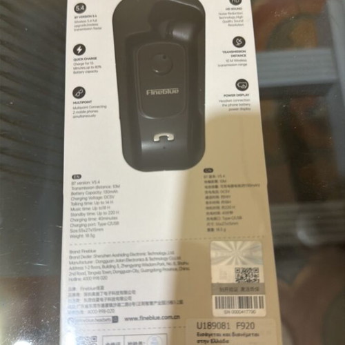 Fineblue Bluetooth headset new
